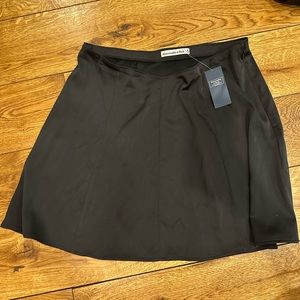 Abercrombie v skirt in satin black